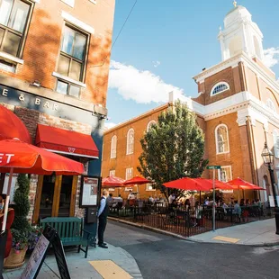 The largest outdoor patio in the North End!