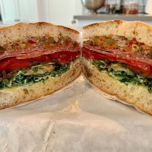 Genoa Salami. Salty crunchy chewy goodness.