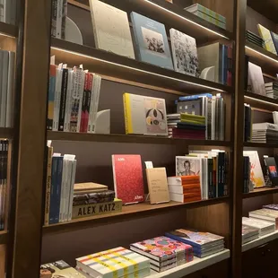 a bookshelf full of books