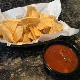 Salsa and Chips