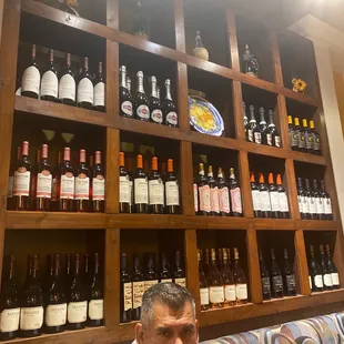 Great selection of wine