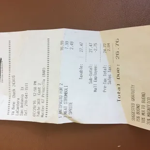 This is what we ordered.