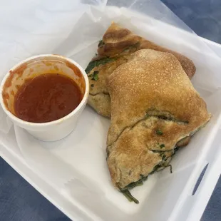 Spinach Stromboli