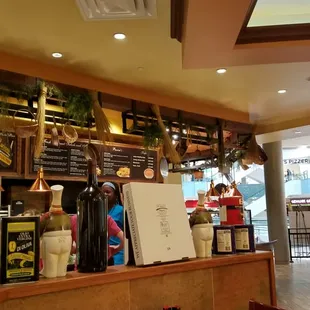An authentic style Italian restaurant in the Galleria Mall