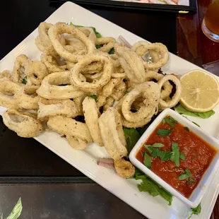 Fried calamari