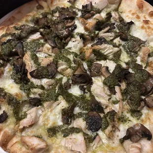 Chicken Pesto Pizza