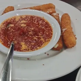 Mozzarella cheese sticks