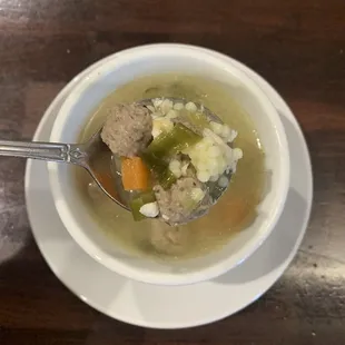Wedding soup side