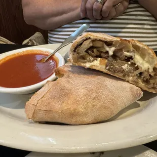 Steak Lunch Calzone