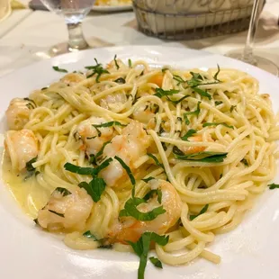 Spaghetti Al Gambero Verde