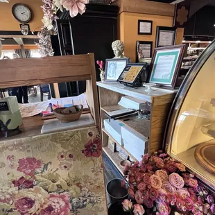 Lobby and desert display