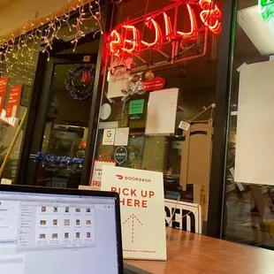 a laptop on a table