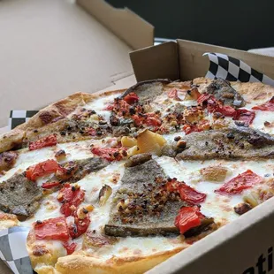 Eggplant &quot;Exotica&quot; pizza