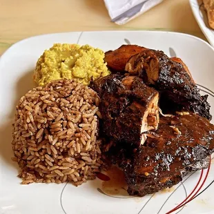 Jerk chicken plate 10/10