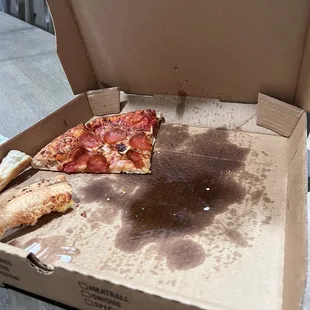 a pizza in a box