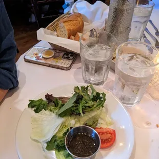 Salad that comes with the entree