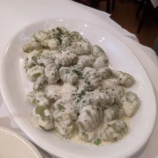 Gnocchi with blue cheese