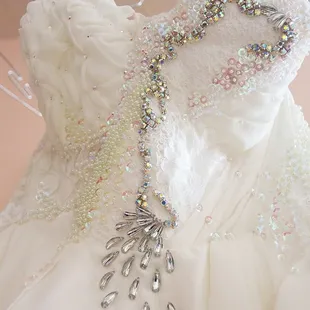 Wedding dress made at Lucia's Sarto