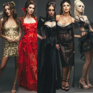 Some of the lineup from Kansas City Fashion week, 2023                Kiera, Amelia, Savannah, Michelle, Baylee