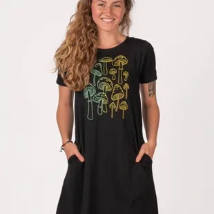 Mushroom T-Shirt Dress