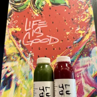 These juices plus Batch's colorful artwork are good for the body and soul.