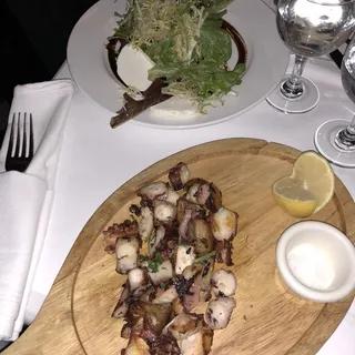 Grilled Octopus with Pommes Risselées