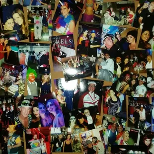 a collage of photos of people