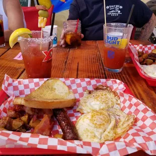 Free breakfast with $5 drink purchase on Sundays