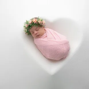 Newborn baby - we have flower hakus and headbands for little girls.