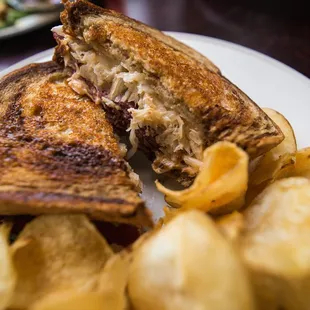 Our generously portioned Reuben is a local favorite.