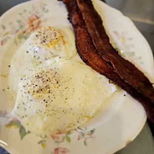 Eggs and bacon
