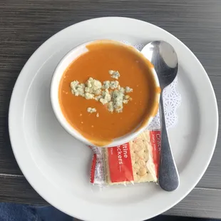 Tomato Blue Cheese Soup