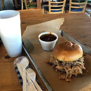 Pulled Chicken Sandwich