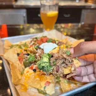 Smoked BBQ Nachos. Dinner 12/2/2024