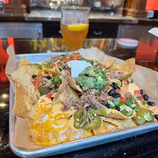 Smoked BBQ Nachos. Dinner 12/2/2024