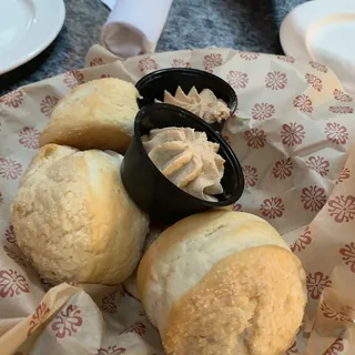 Homemade Biscuits with Apple Butter