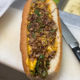 South Street Philly cheesesteak!