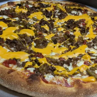 Philly Cheesesteak Pizza