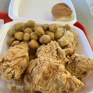 #2 mixed chicken combo.