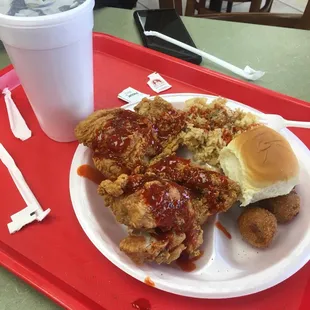 The chicken is amazing