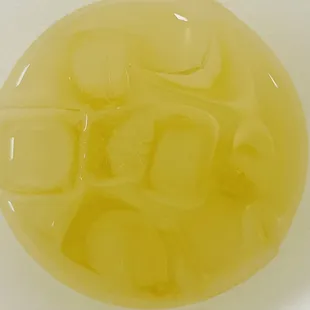 Marañon Agua Fresca, the fruit of a cashew tree. Has hints of grape in it.