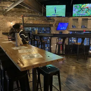 Upstairs dining area