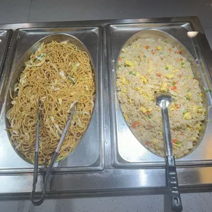 Fried rice, chow mein
