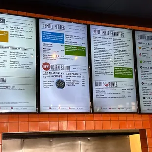 menus