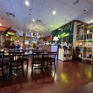 the interior of a restaurant