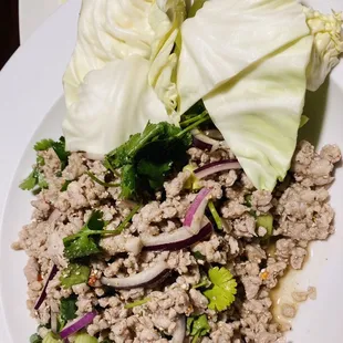 Pork Larb.