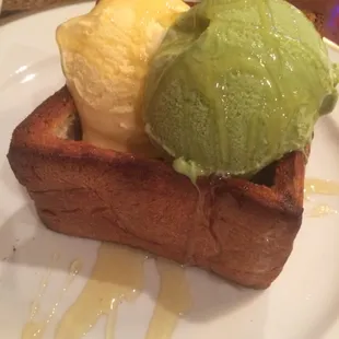 Honey toast without traveling to Chinatown! Yummy! Takes about 20 mins to make!