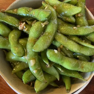 Spicy Garlic Edamame