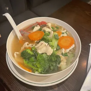 Egg Noodle with Wonton Soup