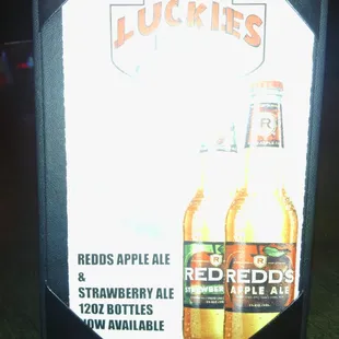 They now carry Reds Apple Ale :)